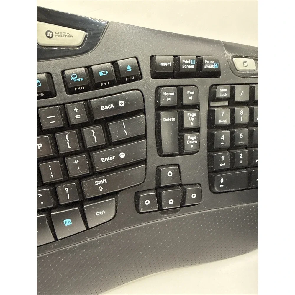 Logitech K350 Wave Wireless Keyboard - No DONGLE/USB Connector EUC